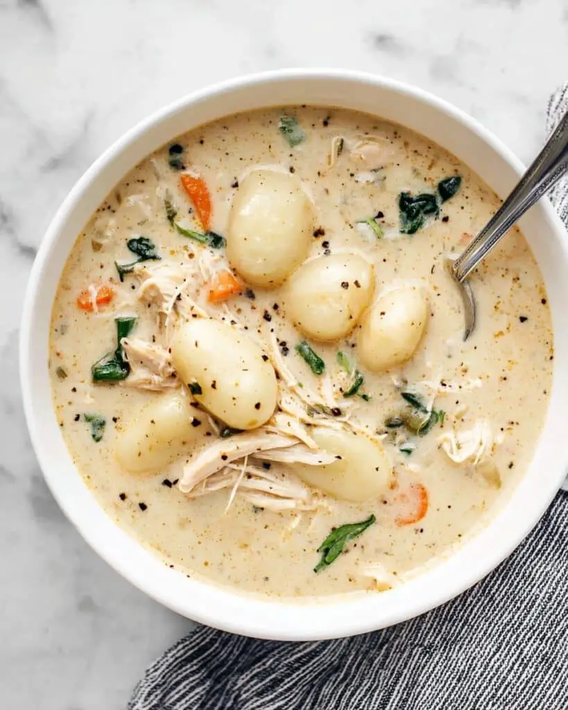 Olive Garden Chicken Gnocchi Soup Recipe