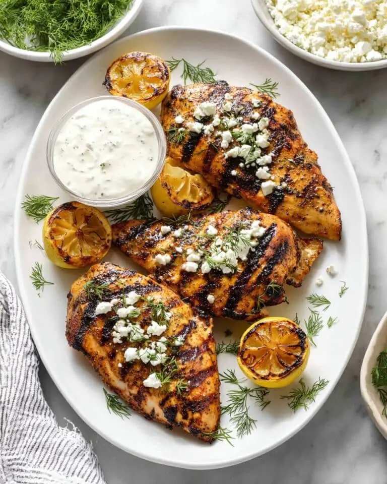 Greek Lemon Herb Grilled Chicken Recipe