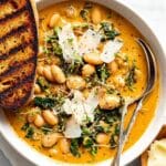 Brothy Butter Beans and Kale Recipe