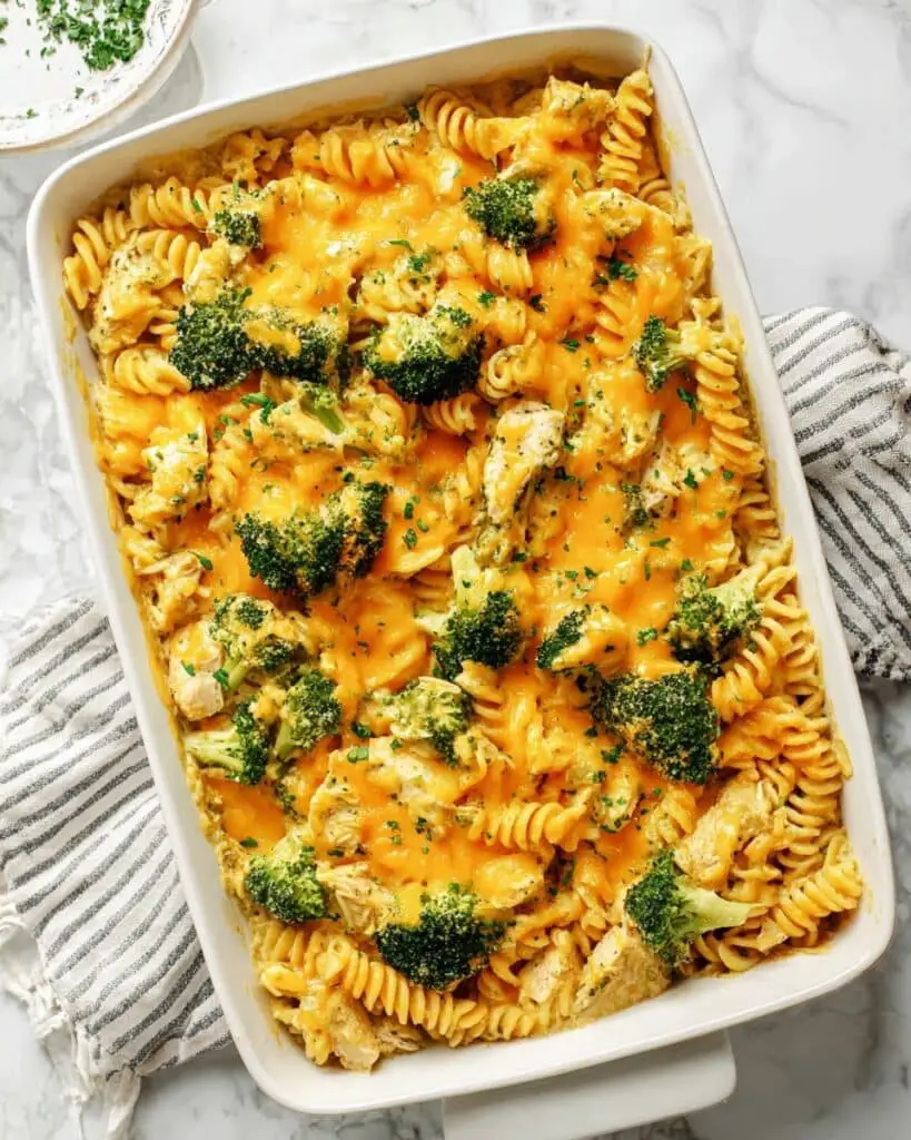 Broccoli Cheddar Pasta Bake Recipe