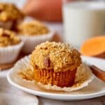 Tender Sweet Potato Banana Muffins (Naturally Sweetened + Oil-Free) Recipe