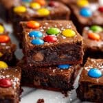 Fudgy Crinkle Top M&M Brownies Recipe