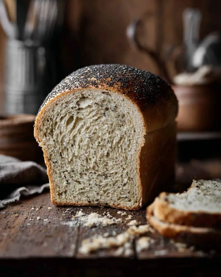 High Altitude Poppy Seed Sandwich Bread Recipe