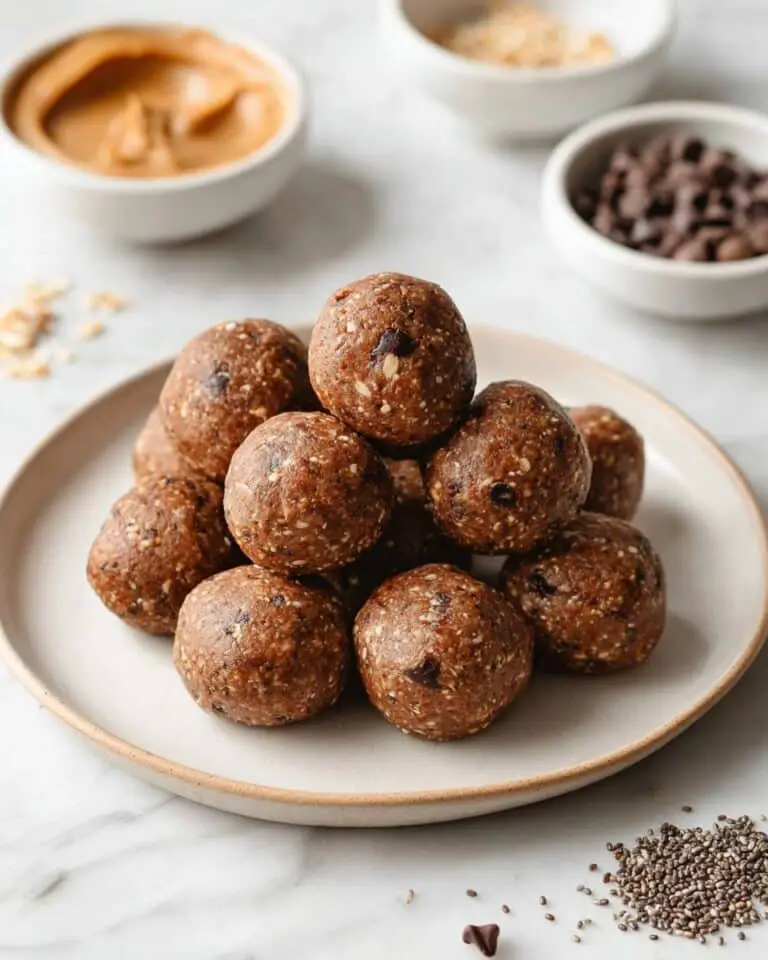 10-Minute Peanut Butter Date Energy Balls Recipe