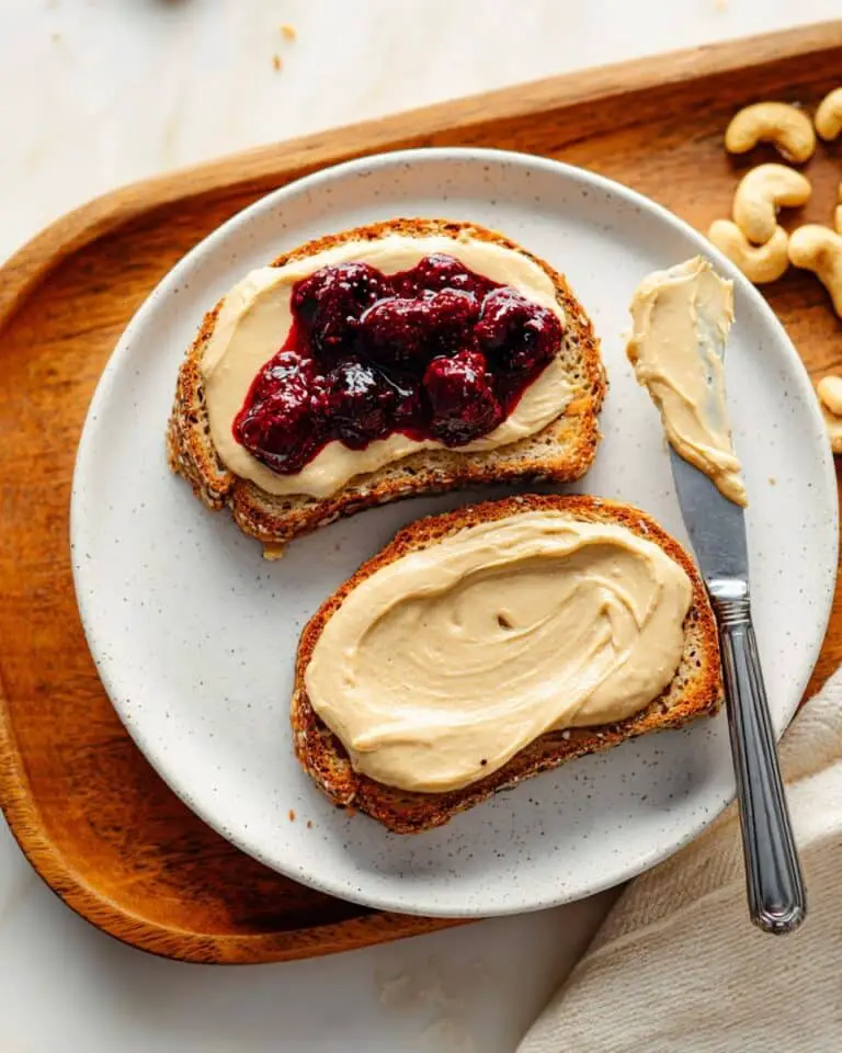 Creamy Homemade Cashew Butter Recipe