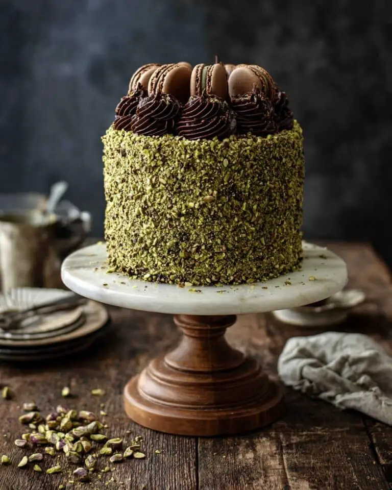 High Altitude Chocolate Pistachio Cake Recipe