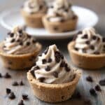 Chocolate Chip Cookie Cups with Chocolate Chip Cookie Dough Frosting Recipe