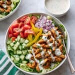 Chicken Shawarma Salad with Tahini Dressing Recipe