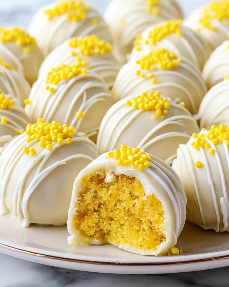 Lemon Cake Balls Recipe