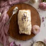 Lavender Banana Bread with Cream Cheese Icing Recipe