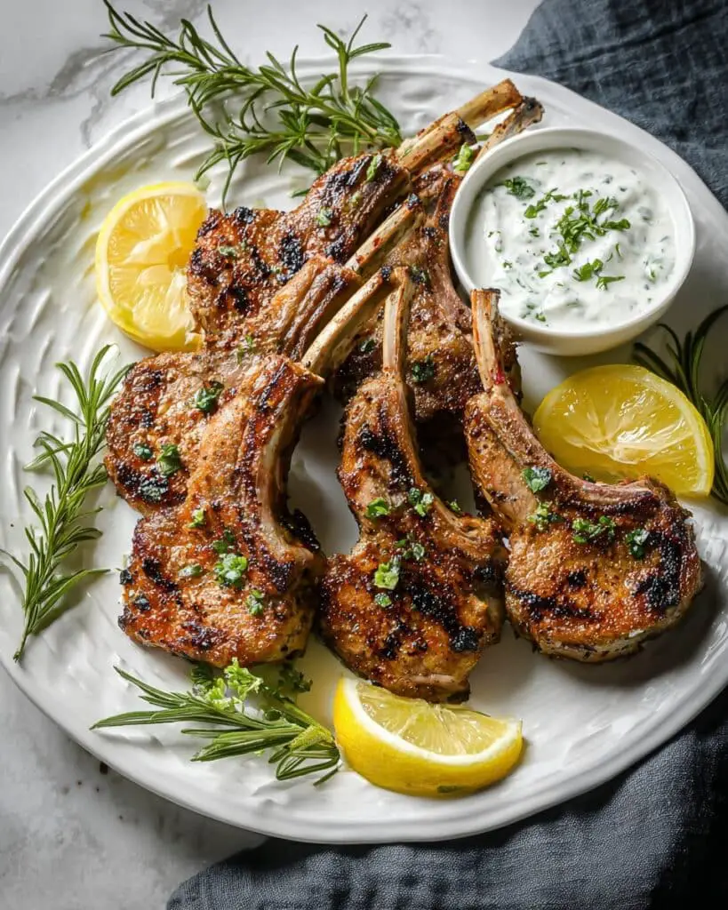 Greek Lamb Chops Recipe