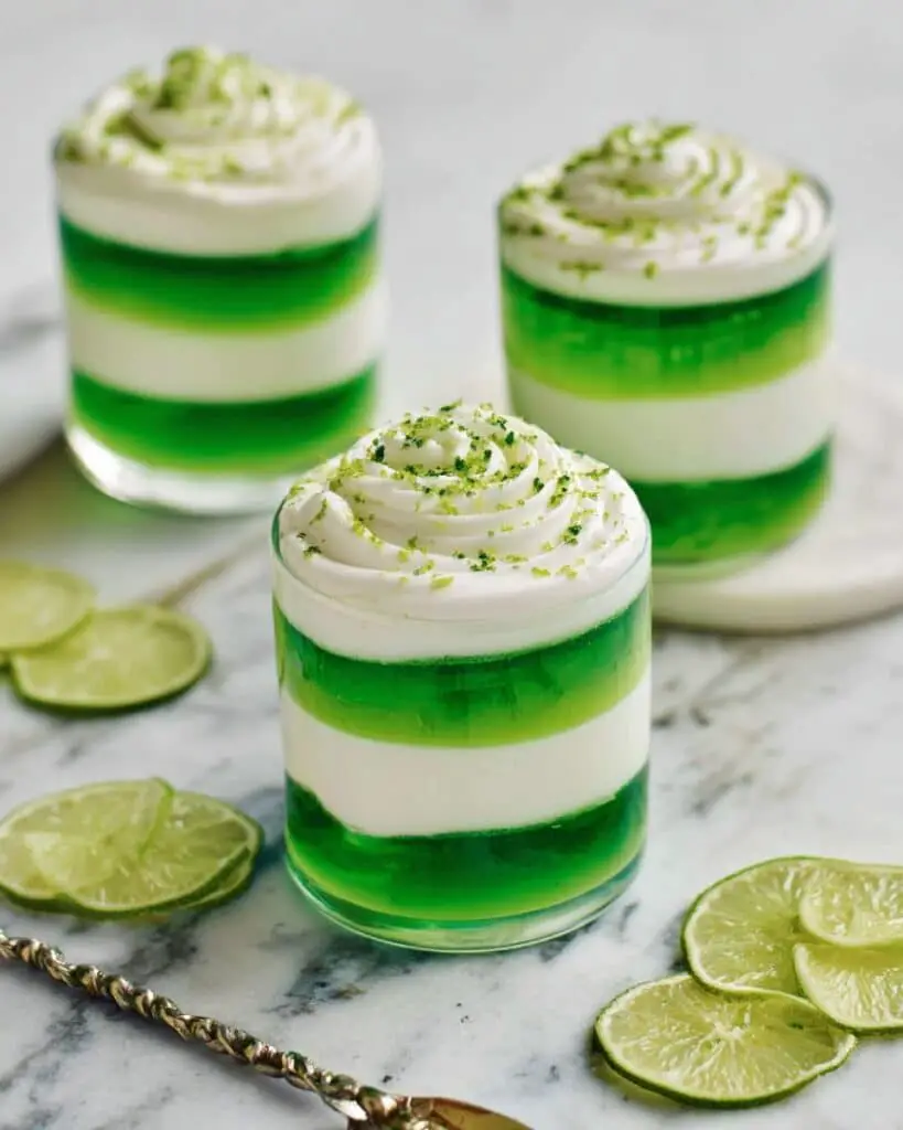 Green Jello Parfaits Recipe
