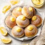 Lemon Donuts with Lemon Curd Filling and Lemon Sugar Recipe