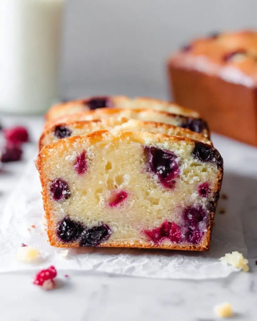 Triple Berry Crème Fraiche Cake Recipe