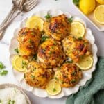 Baked Lemon Pepper Chicken Thighs Recipe