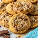 Chocolate Chip Toffee Cookies Recipe
