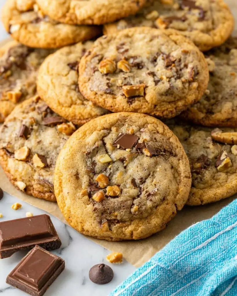 Chocolate Chip Toffee Cookies Recipe