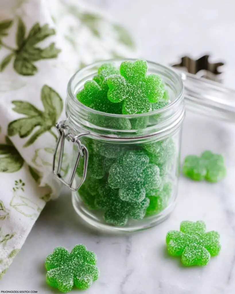 Shamrock Homemade Gummies with Jello Recipe