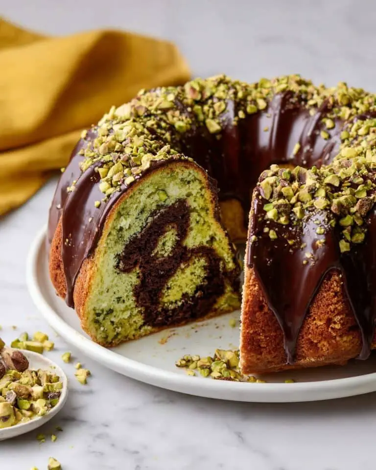 Pistachio Chocolate Bundt Cake Recipe