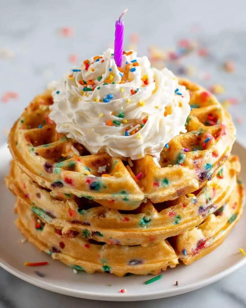 Funfetti Birthday Waffles Recipe