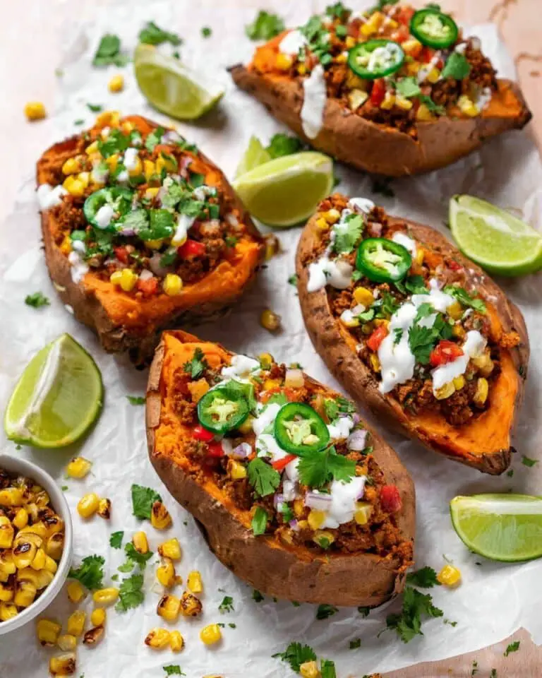 Mexican Stuffed Sweet Potatoes Recipe