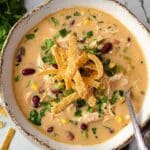 Creamy Chicken Tortilla Soup in the Crock Pot Recipe