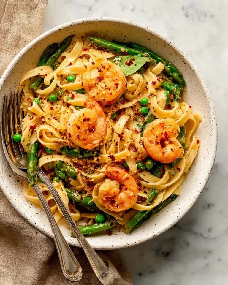 Lemon Garlic Shrimp Pasta Recipe