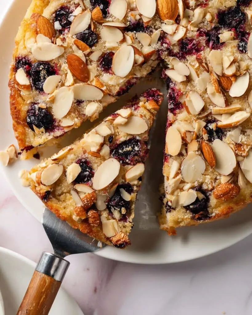Cherry Almond Cake Recipe