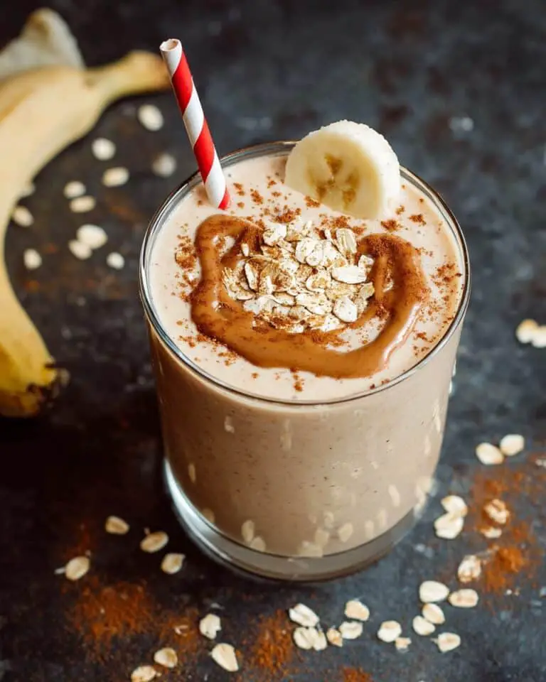 Wake Me Up Coffee Smoothie (With Oats and Banana) Recipe