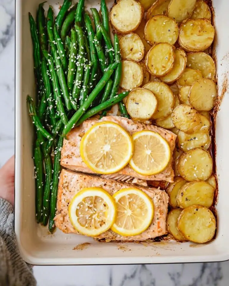 One Pan Salmon Dinner Recipe