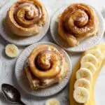 Peanut Butter Banana Cinnamon Rolls Recipe