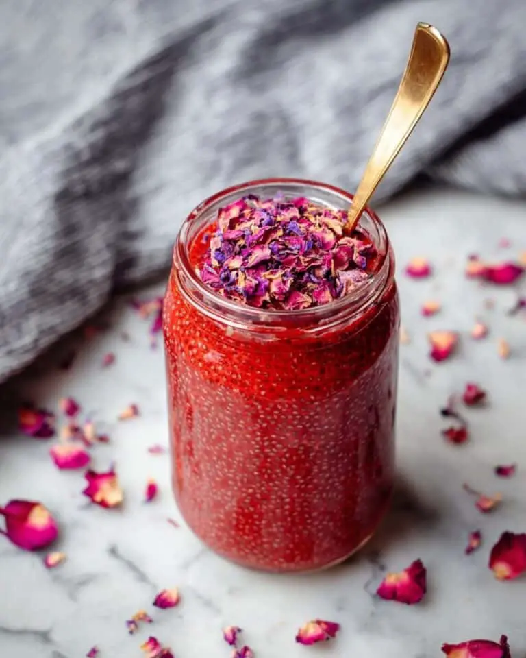 Strawberry Rose Chia Jam Recipe