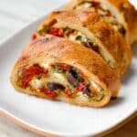 Mediterranean Bread with Kalamata Olives and Feta Recipe