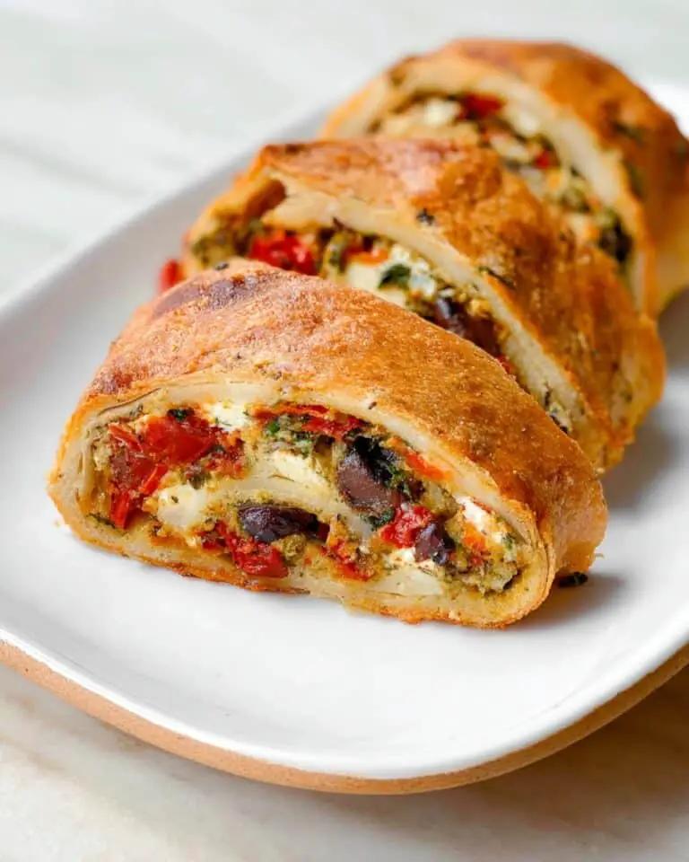 Mediterranean Bread with Kalamata Olives and Feta Recipe