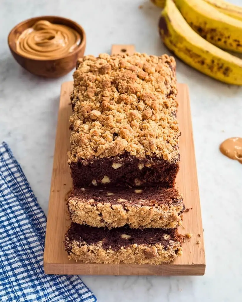 Chocolate Peanut Butter Banana Bread Recipe