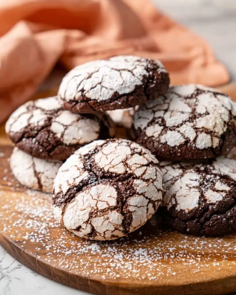 Chocolate Crinkle Cookies Recipe