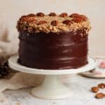 Less Sweet German Chocolate Cake Recipe
