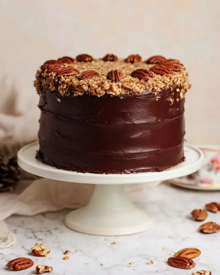 Less Sweet German Chocolate Cake Recipe