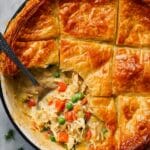 Skillet Puff Pastry Chicken Pot Pie Recipe