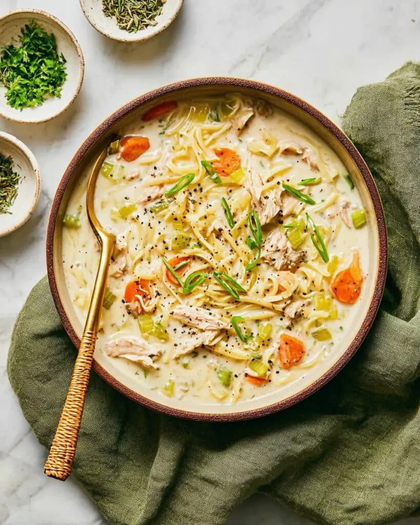 Creamy Chicken and Orzo Soup Recipe