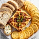 Smoked Cream Cheese with Honey and Green Onion Recipe