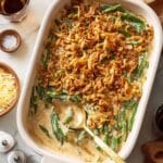 Cheesy Green Bean Casserole Without Mushroom Soup Recipe