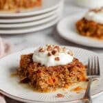 Carrot Cake Baked Oatmeal Recipe