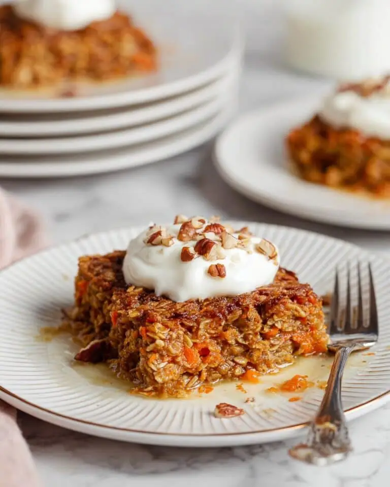Carrot Cake Baked Oatmeal Recipe