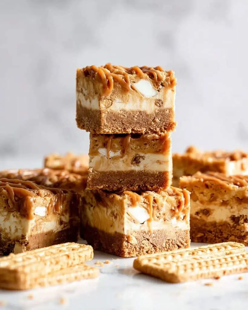 Biscoff White Chocolate Blondies Recipe