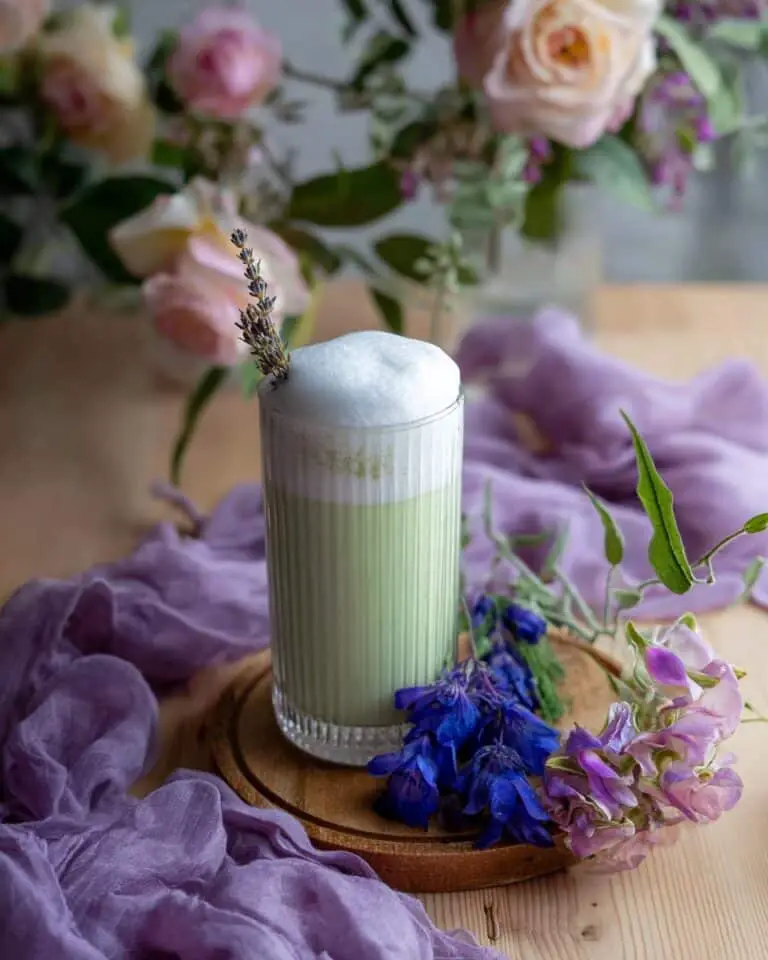 Iced Lavender Matcha Latte Recipe