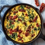 Sausage Frittata with Kale, Spaghetti Squash, and Sun-Dried Tomatoes Recipe