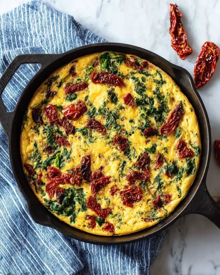Sausage Frittata with Kale, Spaghetti Squash, and Sun-Dried Tomatoes Recipe