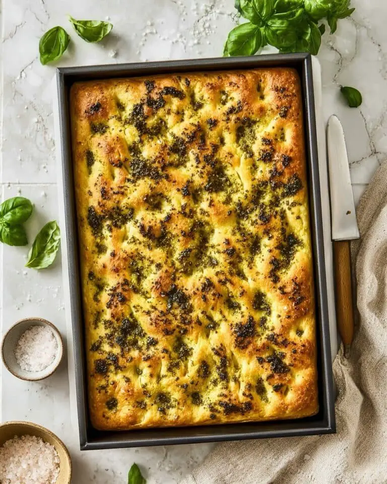 Pesto Focaccia Recipe