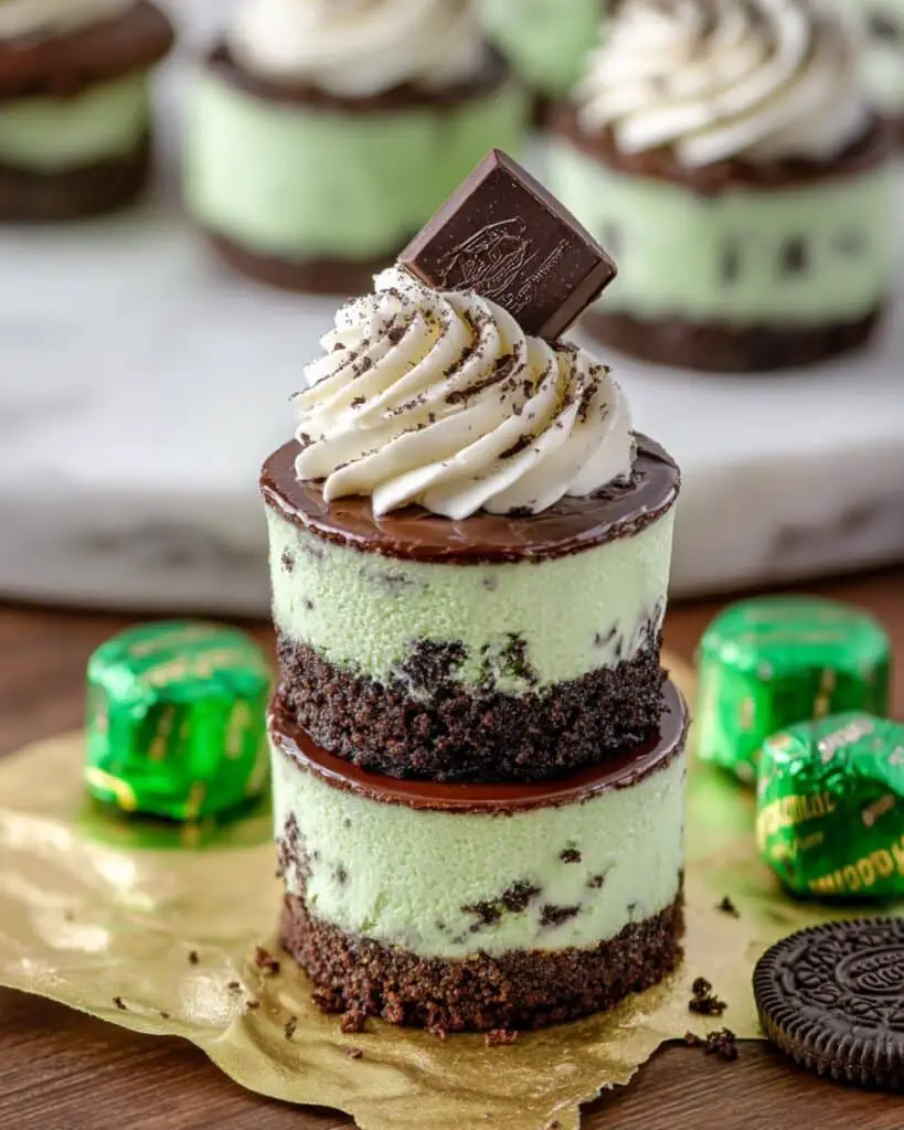 Mint Chocolate Cheesecakes Recipe